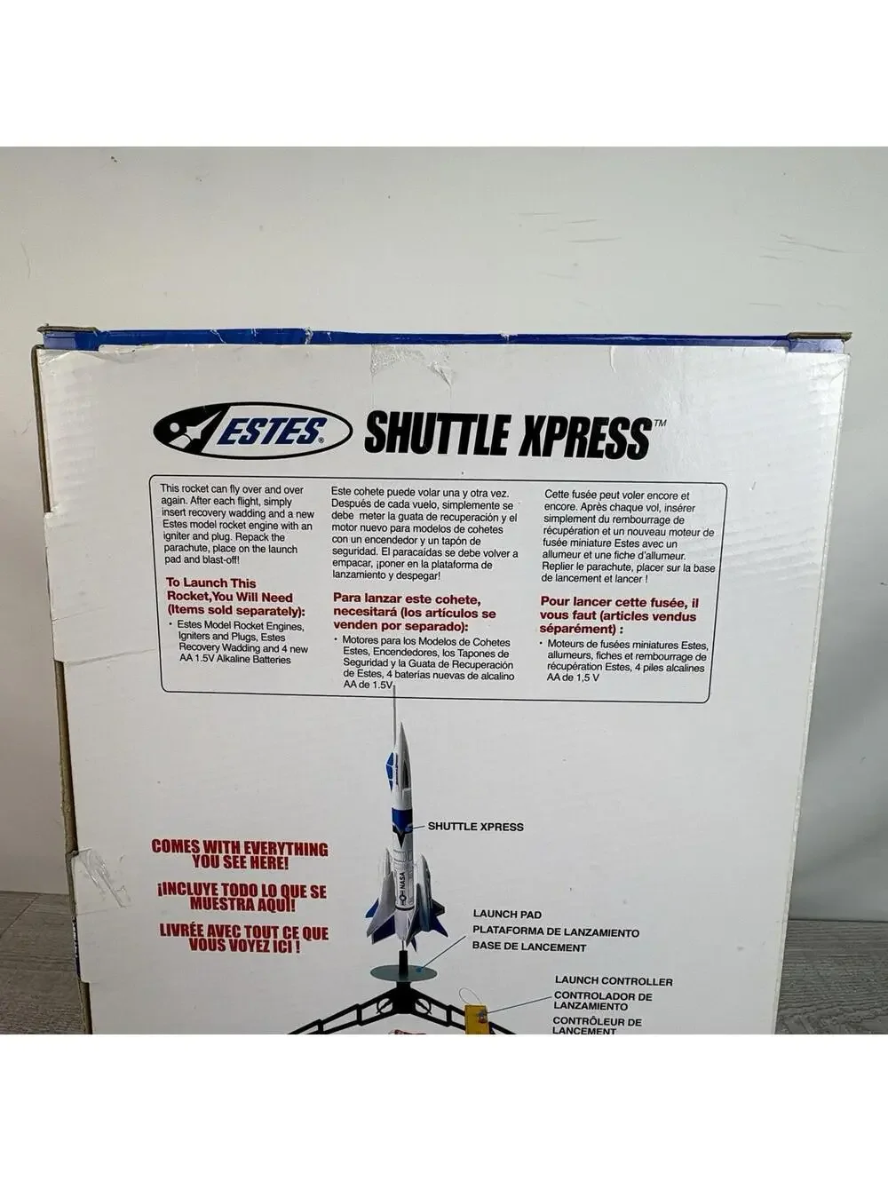 Estes Shuttle Xpress NASA Model Rocket Launch Set - Complete Kit